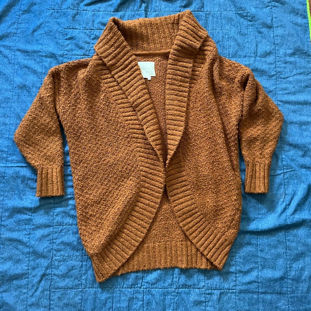 Anthropologie Shawl Collar Cardigan Sweater, Size M